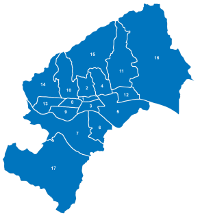 Districts of Zagreb Place