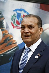 Dominican ambassador Jonny de Jesus Martinez showcasing baseball culture. Dominican Republic Baseball.jpg