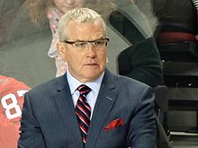 Doug MacLean was the general manager for the Blue Jackets from 1998 to 2007, and head coach from 2002 to 2004. Doug MacLean.jpg