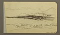 Drawing, Plain, hill, town; Verso- Mountain Range, 1889 (CH 18192817-2).jpg
