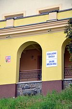 Thumbnail for File:Elementary school in Adamov (Ptacina) 2.JPG