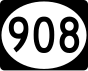 Puerto Rico Tertiary Highway 908 marker