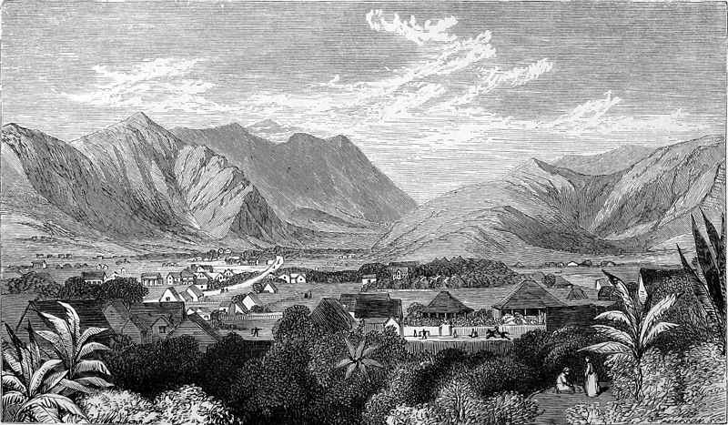 File:Entrance to the Nuuanu Valley, Honolulu, 1869, after Burgess.jpg