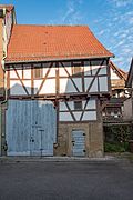 Half-timbered barn