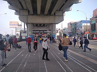 <span class="mw-page-title-main">Los Jardines station (Lima Metro)</span> Lima metro station