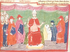 Excomunión Friedrichs II.  en Lyon 1245.jpg