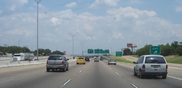 I-20 in southern Fort Worth, Texas