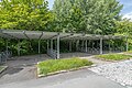 Bicycle parking facility of the university