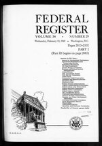 Fayl:Federal Register 1969-02-12- Vol 34 Iss 29 (IA sim federal-register-find 1969-02-12 34 29).pdf üçün miniatür