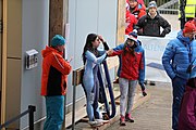 Deutsch: 2. und finaler Lauf der Juniorinnen bei den 33. FIL Juniorenweltmeisterschaften 2018 in Altenberg/Erzgebirge am 1. Februar 2018 (Namen der Abgebildeten in den Kategorien) English: 2nd and final run female juniors at the 2018 33th FIL Junior World Championships at Februar 1st alt Altenberg, Germany (names in categories)