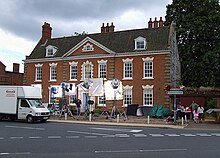 Filming of the second series outside Oakleigh House in 2007 Filming series 2 of Kingdom.jpg