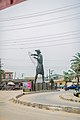 Fisherman statue in Bdagry