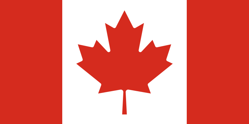  Flag of Canada introduced in 1965, using Pantone colors. This design replaced the Canadian Red Ensign design.