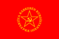 Bandera del Partido de los Trabajadores de Kurdistán (hasta 1995).