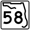 Two-digit state highway shield, Florida