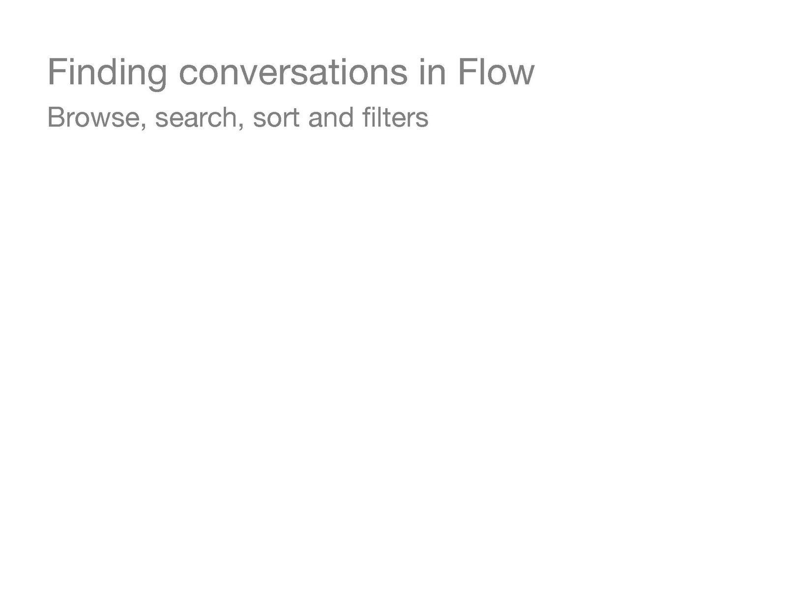 Flow browser