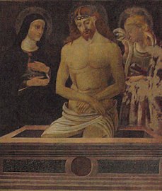 Pietà (1509), afresco de Francesco Melanzio