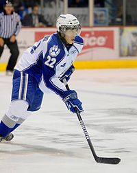 Corrado with the Sudbury Wolves in 2010. Frankiecorradosudburywolves.jpg