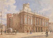 Palacio Madama hacia 1845