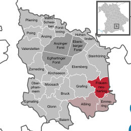 Frauenneuharting - Localizazion