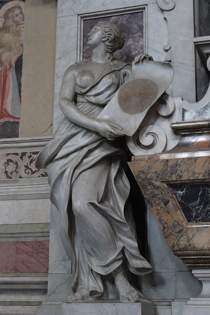 Vincenzo Foggini, Tomba di Galileo Galilei, (particolare) Basilica of Santa Croce, Firenze