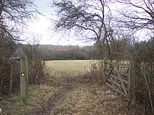 Polebrook fermasi yaqinidagi darvoza - geograph.org.uk - 1703062.jpg