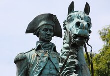 Details of Washington and the horse George Washington equestrian statue, Washington Circle, Washington, DC.tif