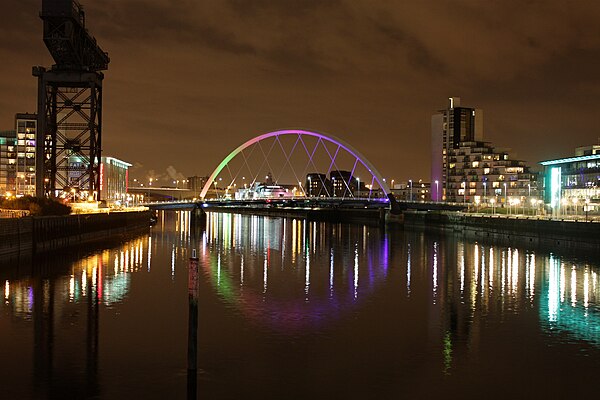 Image: Glasgow Skyline at night