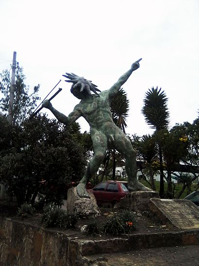 Goranchacha, one of the mythical creatures in the mythology of the Muisca