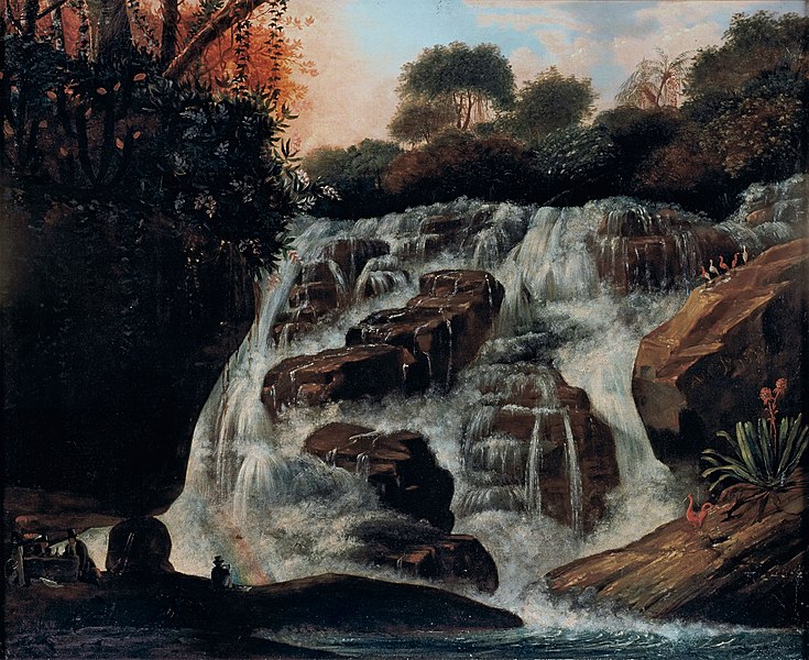 File:Grande cascata da Tijuca (atribuído), da Coleção Brasiliana Iconográfica.jpg