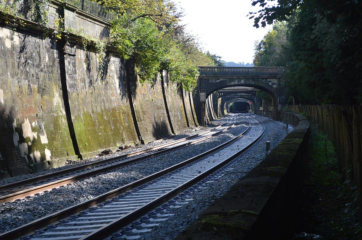 File Great Western Main Line Sydney Gardens Bath Westward Jpg