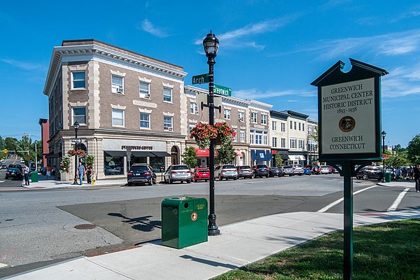 Greenwich Municipal Center Historic District, Fairfield County, Connecticut