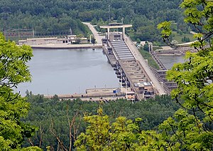 Energiecentrale Greifenstein (gezien vanuit het zuiden)