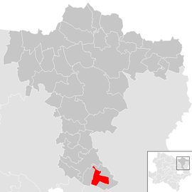 Poloha obce Groß-Engersdorf v okrese Mistelbach (klikacia mapa)