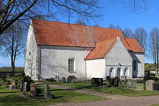 Gualöv Church church building in Bromölla Municipality, Skåne County, Sweden