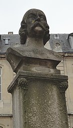 Statue of Gustave Flaubert by Auguste Clésinger