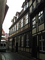 Denkmalgeschütztes Wohnhaus in der Straße Hölle 1 in Quedlinburg; mit Zugang zum Schuhhof