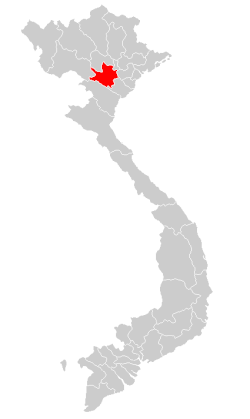 Ha Son Binh province on the administrative map of Vietnam in 1976 Ha Son Binh.GIF