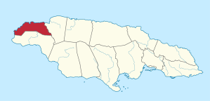 The Parish Hanover in Jamaica