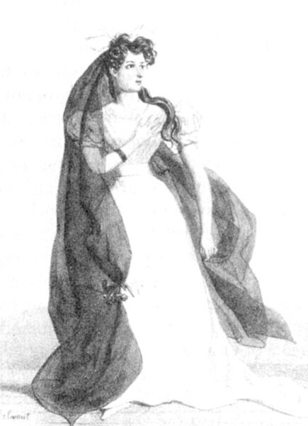 Harriet Smithson as Ophelia (1827)