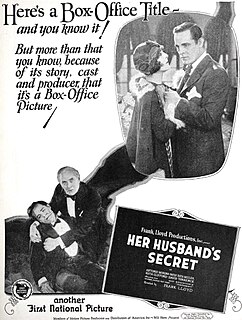 <i>Her Husbands Secret</i> 1925 film