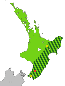 Heteralocha acutirostris distribution.png