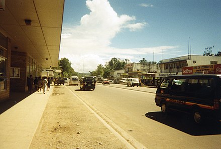The main street of Honiara
