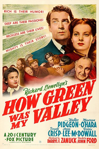 File:How Green Was My Valley (1941 poster - Style B).jpg