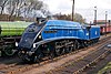 The preserved LNER A4 No. 60007 "Sir Nigel Gresley" in 2009