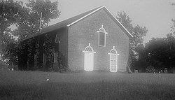 Hungar Gereja, State Route 619, Bridgetown daerah (Northampton County, Virginia).jpg