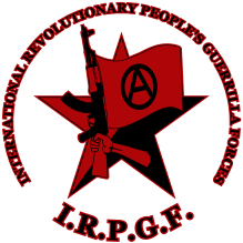 La emblemo de la Internaciaj Revoluciaj Popolaj Gerilaj Fortoj (IRPGF)