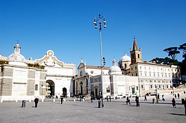 Porta del Popolo, et église Santa Maria del Popolo