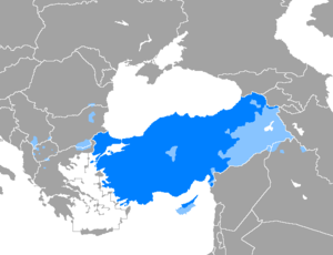 Поширення турецької мови
