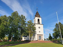 Idre kyrka i juli 2020